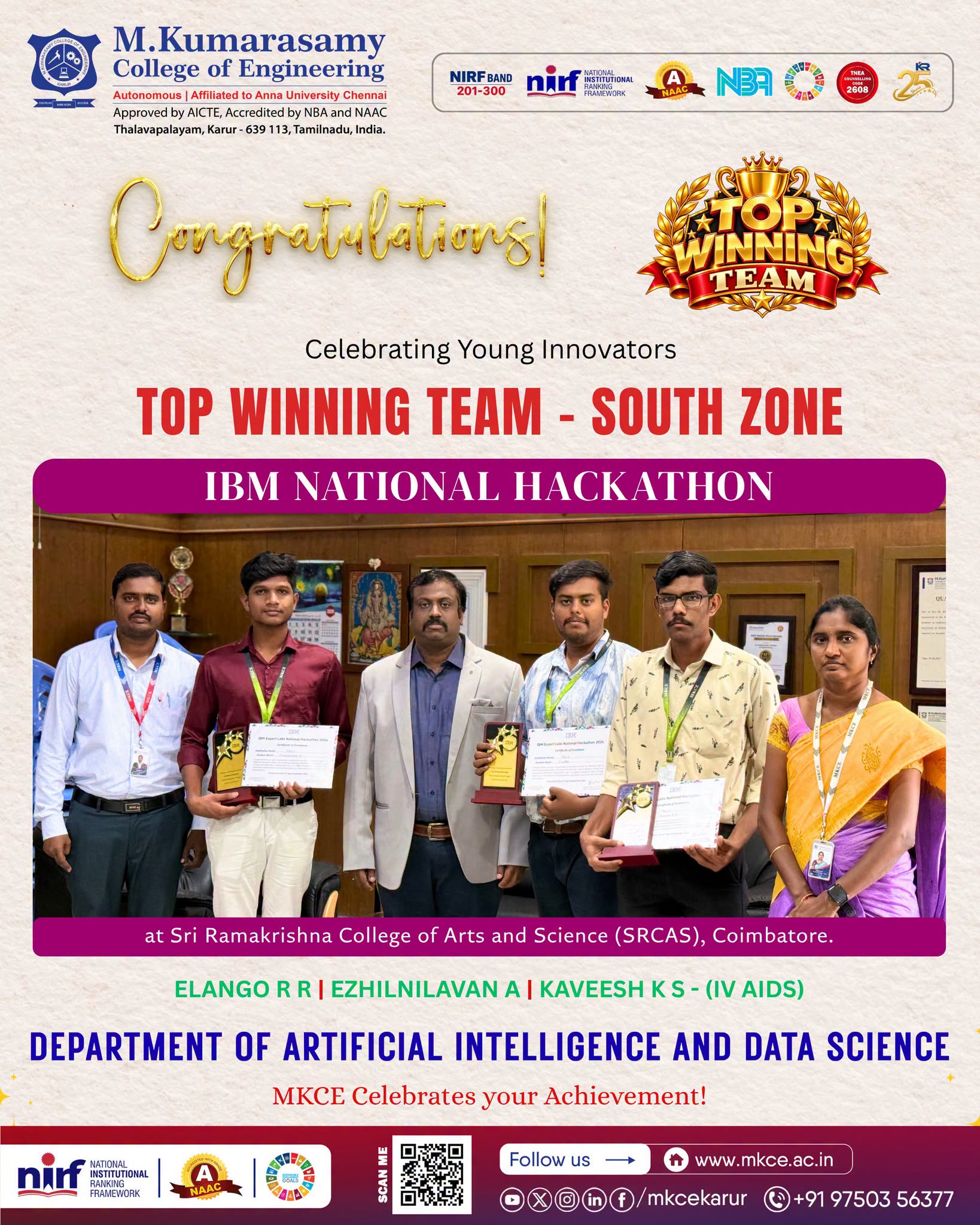 SOUTH ZONE CHAMPIONS! | INNOVATION. TEAMWORK. VICTORY!